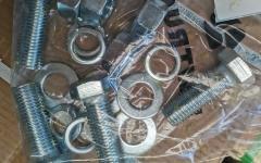 Болт+гайка+шайба крепления бокового ножа ковша комплект 4 шт. LG855B/ZL50NC